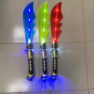 Распродажа, детские пластиковые светящиеся мечи, светящиеся игрушки, светодиодные мигающие мечи со звуком