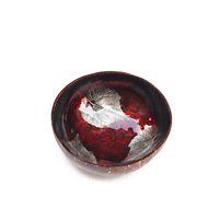 Painted Leaf Coconut Shell Bowl Eingangs bereich im vietnam ischen Stil Schlüssel ablage Tablett Home Decoration und Aufbewahrung schalen
