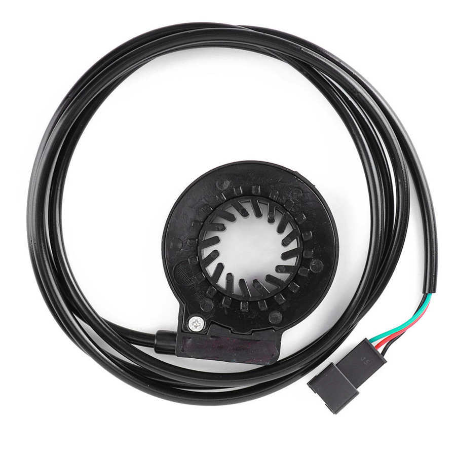 Jadeshay Electric Bike Speed Sensor, 12 Magnets Electric Bicycle Pedal