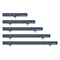 La voiture lumineuse superbe a mené la barre lumineuse 45w 90w 135w 4x4 ATV le camion tout-terrain droit lentille de projecteur de simple-rangée a mené les barres lumineuses