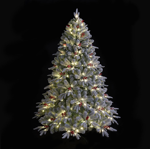 مورد شجرة وقفة واحدة 3Ft-12Ft PVC + PE مختلطة مفصلات عيد الميلاد زخرفة عيد الميلاد Adornos De Navidad - Product Image 1