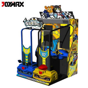 JOYMAX Machine de jeu d'arcade de course de dessin animé à monnayeur <span class=keywords><strong>pour</strong></span> deux joueurs, modèle <span class=keywords><strong>Souris</strong></span> et <span class=keywords><strong>Chat</strong></span>, <span class=keywords><strong>pour</strong></span> centre de jeux - Product Image 2