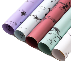 Luxury Marble <strong>Patterned</strong> <strong>Paper</strong> Waterproof Flower Wrapping <strong>Paper</strong> Gold Coated <strong>Paper</strong> for Florist Wrap Material - Product Image 5