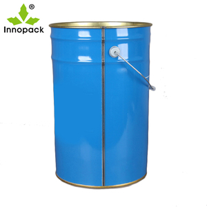 Bidon en fer blanc de 25 L avec impression personnalisée, vide, pour solvant, huile, peinture, encre, résine, produits chimiques, avec couvercle - Product Image 4