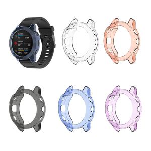 Nouvelle conception Bluechip, coque de protection transparente en TPU souple résistante aux rayures, personnalisée, WC-19 Garmin Fenix 6/6X/6S 30g - Product Image 1