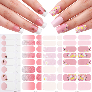 OEM ODM personnalisé meilleur prix simple frais lumineux design complet autocollants de film d'art pour ongles pour les femmes <span class=keywords><strong>manucure</strong></span> - Product Image 5