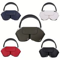 Étui de protection magnétique élégant pour écouteurs, en cuir PU créatif, sac de rangement étanche pour casque supra-auriculaire