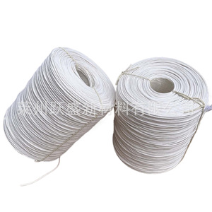 Fabricante de cuerda de papel kraft de un solo hilo de 1-4 mm, cuerda de papel blanco para embalaje y atado. - Product Image 2