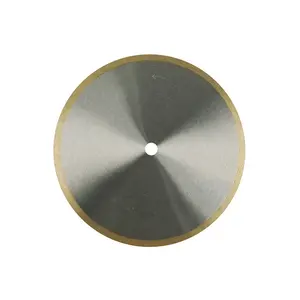 Best selling sharp continuous rim diamond saw blade for fast cutting porcelain tile without breaking edge