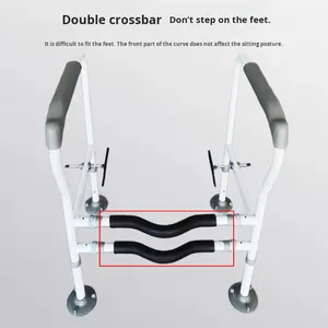 Toilet Handrail Anti-Slip Adjustable Foldable Lightweight for Elderly Bathroom Safety Rehabilitation Therapy Supplies - Product Image 4
