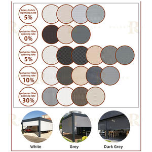 ظلال بكرة العريشة للوقاية من البعوض مقاومة للرياح يدوية كهربائية مقاومة للماء بمحركات خارجية - Product Image 4