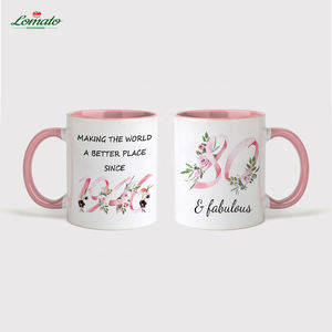 Service de conception gratuit, tasse à café en céramique blanche personnalisée tendance INS, impression amusante, meilleur cadeau pour la fête des mères, vente en gros - Product Image 4