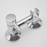 Ronde Toilette Bidet Tenu dans La Main de Robinet Séparé Chaud Froid D'entrée Avec Support En Laiton robinets de bain mélangeur