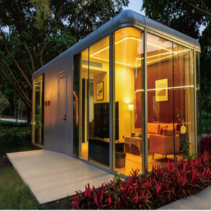 Casa Móvil <span class=keywords><strong>de</strong></span> Lujo con Aislamiento Térmico e Impermeable <span class=keywords><strong>de</strong></span> Aleación <span class=keywords><strong>de</strong></span> Aluminio, Casa Prefabricada <span class=keywords><strong>de</strong></span> Aluminio para Patio o Villa - Product Image 1