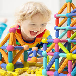 Bricolage Construction magnétique apprentissage précoce constructeur éducatif variété enfants tige magnétique blocs de construction pour enfants jouets - Product Image 2