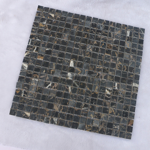 Tessere di mosaico in marmo Portoro tessere di mosaico in marmo marrone per la decorazione di pareti e pavimenti in Gomes o alberghi - Product Image 4