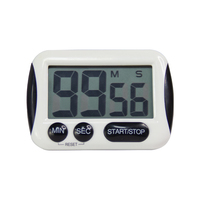 Timer Dapur Digital Layar Besar EMAF Classroom Pomodoro Logo Kustom, Timer Magnet Kulkas, Timer Hitung Mundur dengan Alarm