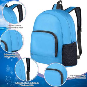 Durable Ultralight Waterproof Oxford Hiking Outdoor Sports Bag <b>Foldable</b> Travel <b>Backpack</b> Letter Customized Logo 20-35L Capacity - Product Image 4