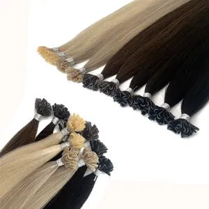 Hot Sale Keratin Human Hair Real Hair Straight Remy Nail U Tip Human Hair Extensions Easy To Install And Remove