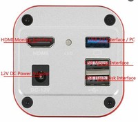 Microscope Camera HD 4K USB & for Digital Stereo Microscope Camera Sensor Type-C for PC Industry