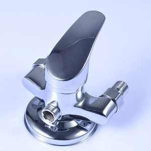 Robinet de douche apparent Zimani à 1 poignée, avec cartouche céramique et entrée 4 points pour bain et douche - Product Image 3