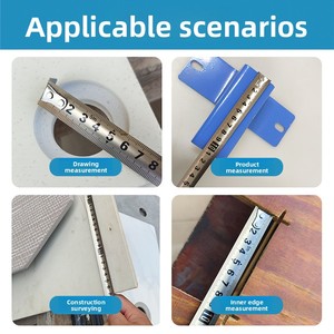 ZiTuo Cinta Métrica de Acero de Alta Precisión, Autoenrollable, Impermeable y Resistente al Óxido, Especial <span class=keywords><strong>para</strong></span> <span class=keywords><strong>Medir</strong></span> Piedras, <span class=keywords><strong>Regla</strong></span> Genuina Circular - Product Image 3