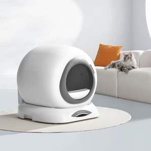 Intelligente intelligente selbst reinigende Katzen toilette APP-Steuerung Niedriger Preis Neuestes Modell Auto-Kunststoff-Toilette Easy Clean TI EU Warehouse - Product Image 3