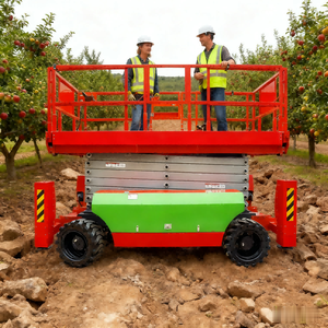 High-Altitude Work Platform 16m Off-<b>Road</b> Diesel Scissor Lift Manufacturer Enlarged Platform - Product Image 1
