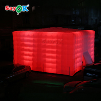 Tente gonflable géante SAYOK, tente gonflable géante, tente LED gonflable, tente cube d'air pour les événements festifs et les expositions