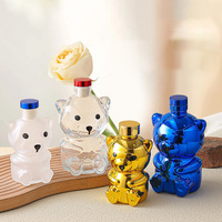 500 ml Coloré Vide 16oz Ours Forme Diffuse Bouteille En Verre 500 ml Aroma Bouteilles 500 ml Reed Diffuse Bouteilles En Verre