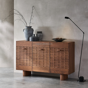 Luxury <b>Solid</b> Red Oak Bedroom Living Room Multi-functional Storage Cabinet <b>Wooden</b> <b>Bookcase</b> Minimalist Modern Design for Hotel Use - Product Image 3