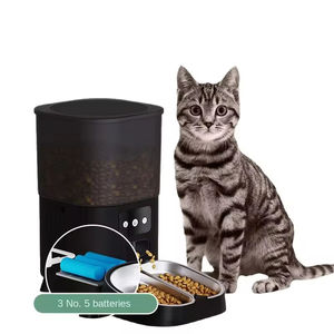 Comedouro Automático Inteligente para Animais de Estimação de Grande Capacidade 4.5L, Ecológico, Durável, Tigelas de Plástico para Cães, APP, Voz, Recarregável, Impermeável - Product Image 3