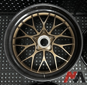 צביעה סדרת 520 crbn סדרת מרכז לנעול גלגלי סיבי פחמן עבור פורשה 911 991 992 993 996 997 טורבו s gt2 gt3rs - Product Image 3