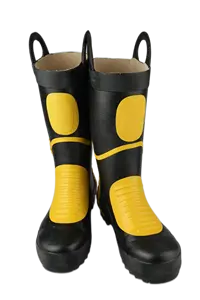 Высококачественные водонепроницаемые ботинки пожарного, резиновые ботинки пожарного, ботинки пожарного пожаротушения, ботинки безопасности со стальным носком, удобные ботинки пожарного OEM - Product Image 2