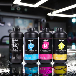 Encre UV haute flexibilité InkMall pour imprimante UV rouleau à rouleau XP600 DX5, pour bâches flexibles, films unidirectionnels pour vitrines et papiers peints - Product Image 4