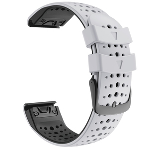 Eraysun-<span class=keywords><strong>Correa</strong></span> de silicona transpirable de liberación rápida para reloj <span class=keywords><strong>Garmin</strong></span> Fenix6 Pro 5plus <span class=keywords><strong>Forerunner</strong></span> <span class=keywords><strong>945</strong></span>, 22mm - Product Image 4