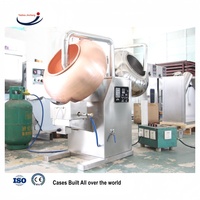 Nouvelle machine professionnelle à prix d'usine pour la fabrication de dragées en cuivre pour sucre, chocolat, noix, lait et fruits, à faible niveau sonore