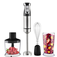 Multi-usage 800W Immersion Mélangeur À Main avec Lumière LED Robot Culinaire Mélangeur Bécher et Fouet À Main Électrique mélangeur