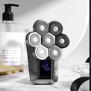 Rasoio Elettrico Resuxi HM-1686 5 in 1 per Uomo, Impermeabile, per <span class=keywords><strong>Rasatura</strong></span> <span class=keywords><strong>a</strong></span> <span class=keywords><strong>Secco</strong></span> e Umido, con 7 Testine - Product Image 5