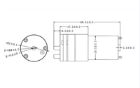 Pompa vakum mini diafragma DC submersible 24v dari perusahaan pompa bensin Hp power sui di Cina, motor 555.
