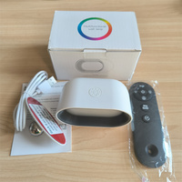 Lampe murale LED RVB intelligente rechargeable par USB avec télécommande pour décoration de chambre à coucher et lecture