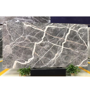 Carrelage en pierre naturelle grise Offre Spéciale, marbre gris <span class=keywords><strong>Carso</strong></span> avec veines blanches - Product Image 5