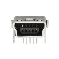 1734510-2 Pengganti Konektor USB MINI USB, TIPE B, R/A, T/H
