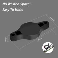 Find My Device Mini GPS Tracker Accessoires de vélo Porte-bouteille d'eau avec étiquettes d'air Rastreador en plastique Localisateur de véhicules