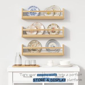 <span class=keywords><strong>Étagère</strong></span> <span class=keywords><strong>murale</strong></span> en bois naturel pour <span class=keywords><strong>chambre</strong></span> d'enfant, <span class=keywords><strong>étagère</strong></span>s flottantes en bois de 24 pouces pour <span class=keywords><strong>chambre</strong></span> de bébé garçon ou <span class=keywords><strong>fille</strong></span> - Product Image 6