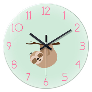 12-inch im lặng thạch anh voi đồng hồ treo tường kim 4mm Kính cường lực thiết kế hiện đại cho phòng khách tùy chỉnh trang trí phòng ngủ - Product Image 6