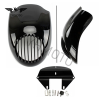 Pour Harley FXR FXRS Dyna XL 1200 1982-2005 pièces de moto phare masque lumière carénage garde Protection avant fourche à capot