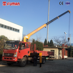 Camion-grue Fuman de 5 tonnes, grue montée sur camion personnalisée, grue hydraulique pour levage de charges - Product Image 2