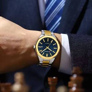 Reloj de Cuarzo Original Curren 8477 para Hombre, Moda Casual, Negocios, Clásico, Luminoso, Reloj de Pulsera de Acero Inoxidable - Product Image 5
