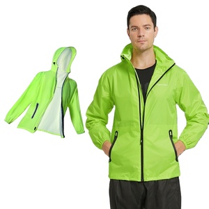 Conjunto de Capa de Chuva e Calças Impermeáveis Leves para Verão para Homens e Mulheres para Viagens e Passeios de Carro Elétrico - Product Image 1